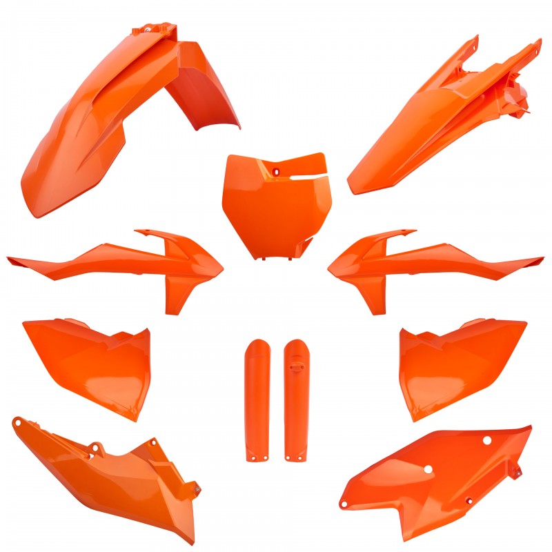 Set plastik Polisport KTM 125-450 16-18 oranžen