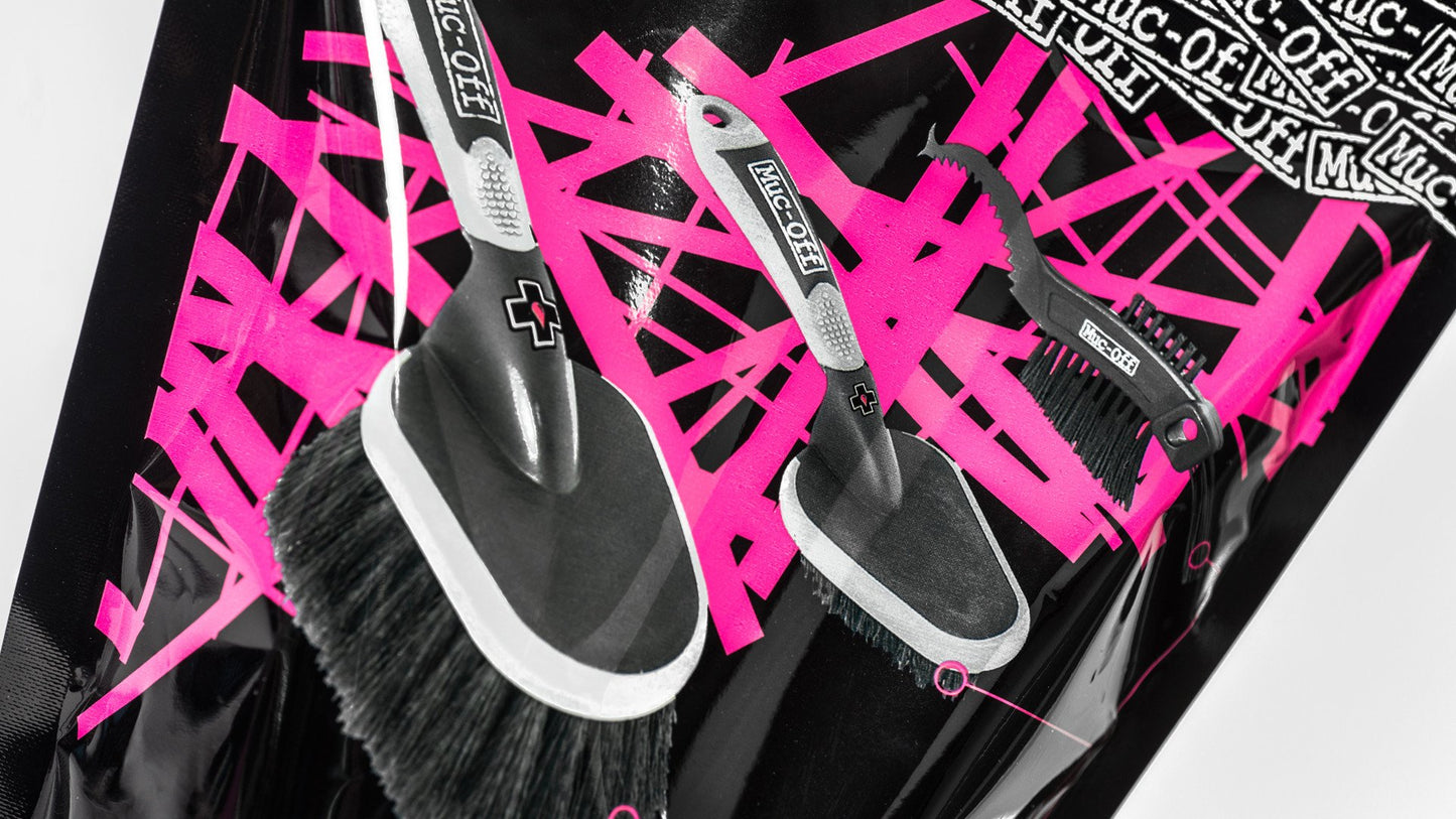 MUC-OFF premium brush kit krtače za čiščenje 3kos