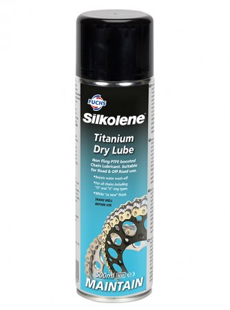 Mazivo za verigo Silkolene titanium dry lube sprej 500ml