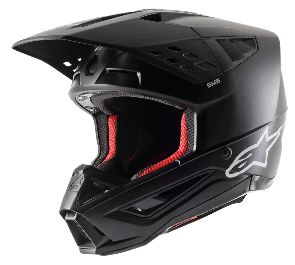 Čelada Alpinestars SM5 solid črna