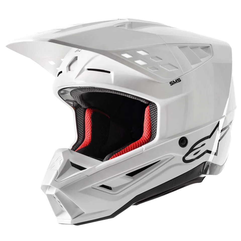 Čelada Alpinestars SM5 solid bela