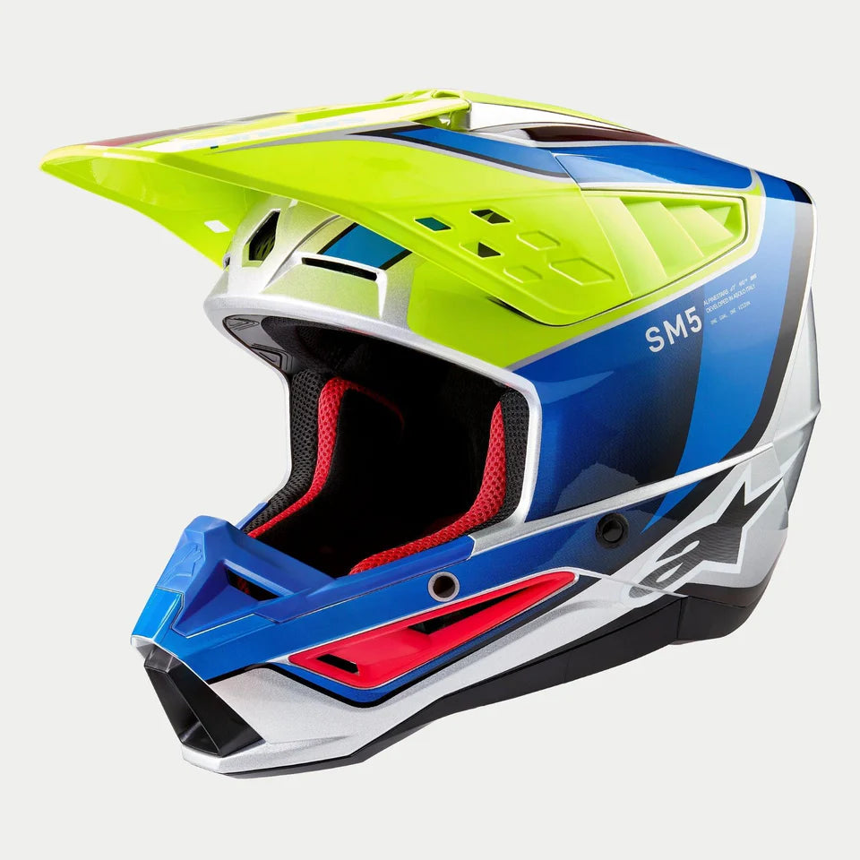 Čelada Alpinestars SM5 sail fluo
