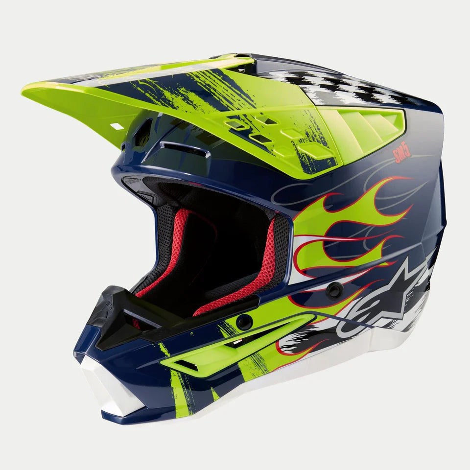 Čelada Alpinestars SM5 rash fluo