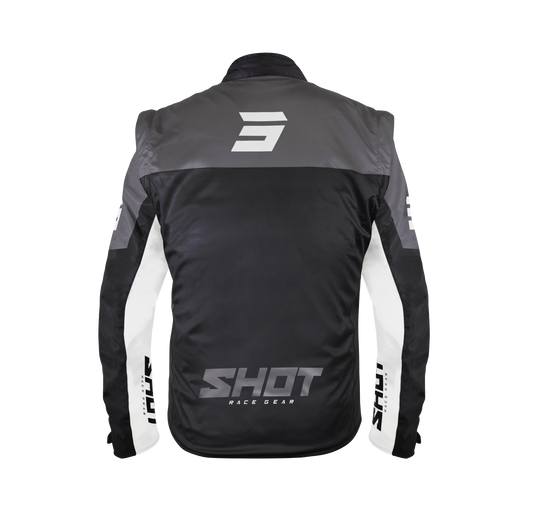 Jakna Shot softshell lite black/white