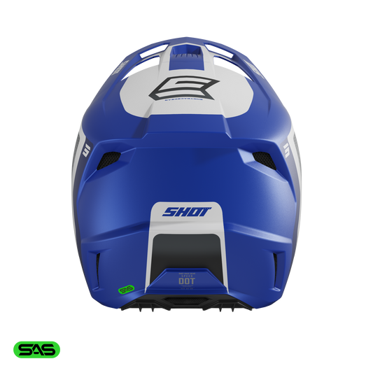 Čelada Shot Speed Hybrid blue matt