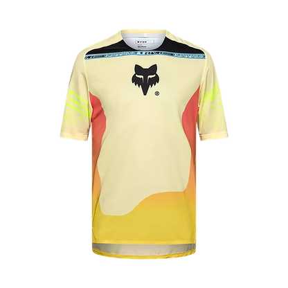 Kolesarska majica Fox flexair elevated rumena