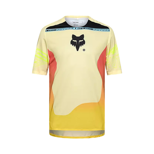 Kolesarska majica Fox flexair elevated rumena