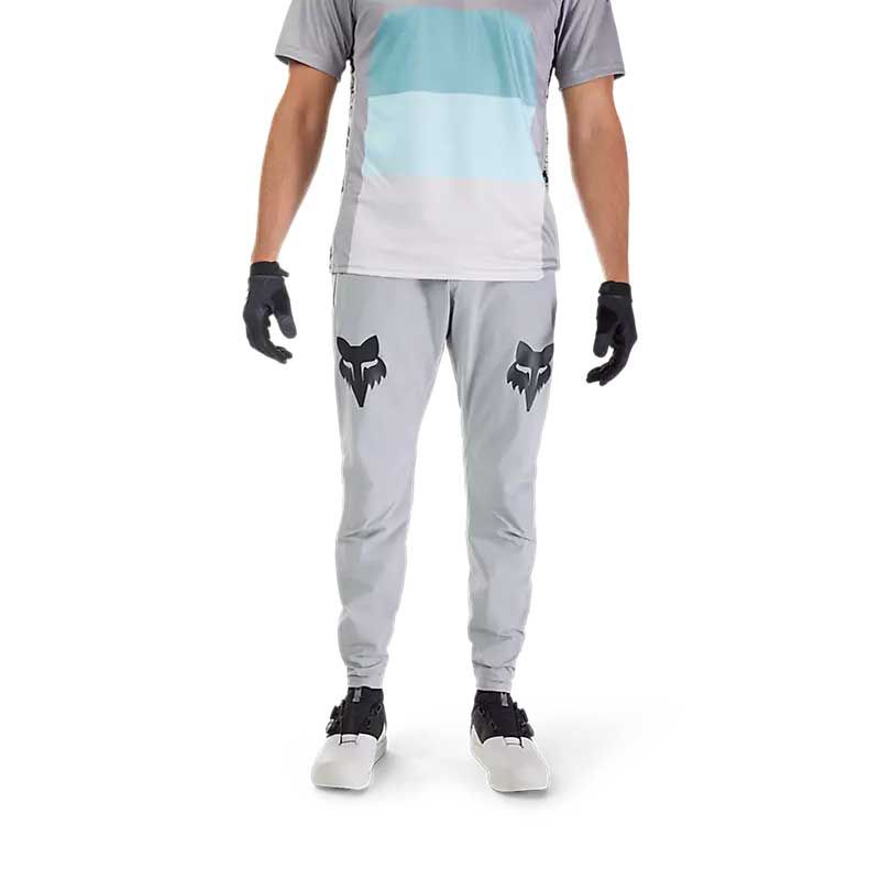 dolge MTB hlače Fox ranger grid siva