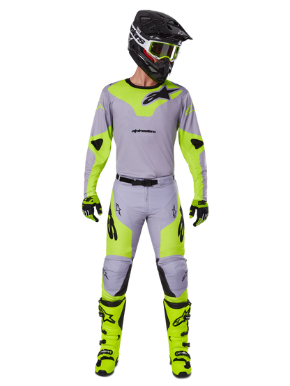 Set Alpinestars racer veil gray/fluo