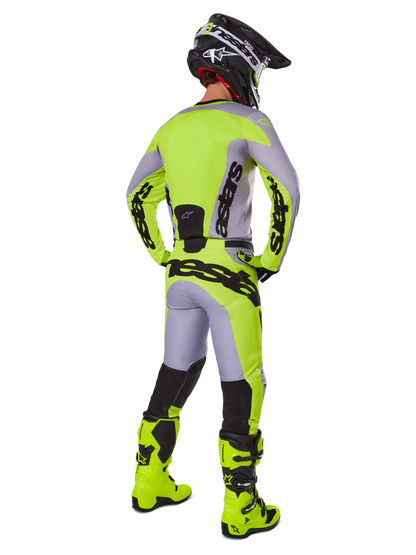 Set Alpinestars racer veil gray/fluo