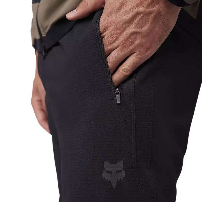 dolge MTB hlače Fox defend tople črna