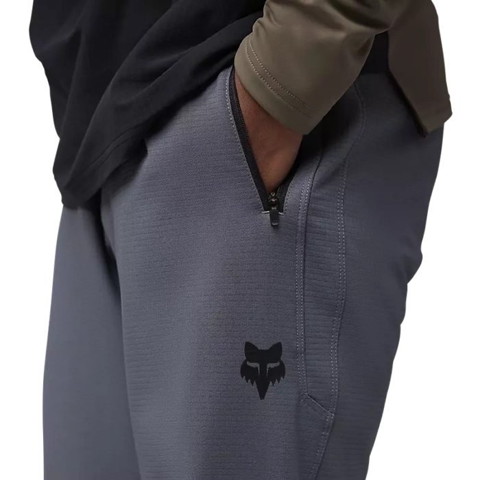 dolge MTB hlače Fox defend tople siva