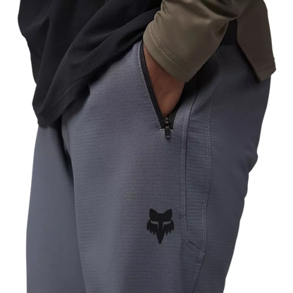 dolge MTB hlače Fox defend tople siva