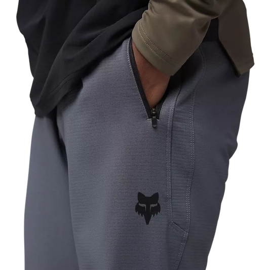 dolge MTB hlače Fox defend tople siva