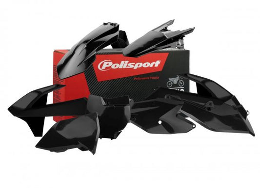 Set plastik Polisport KTM 125-450 16-18 črn