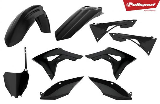 Set plastik Polisport Honda CRF 250/450 18-21 črn