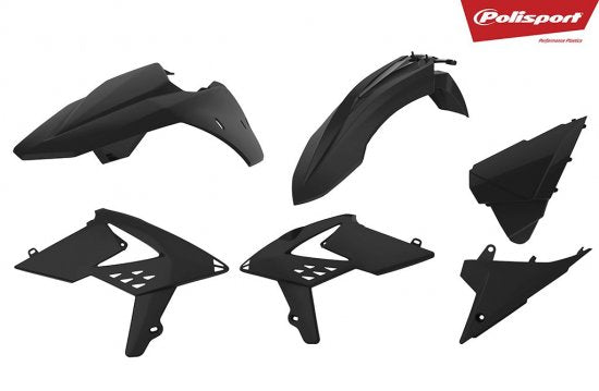 Set plastik Polisport Beta RR 13-17 črn