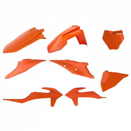 Set plastik Polisport KTM 125-450 19-22 oranžna