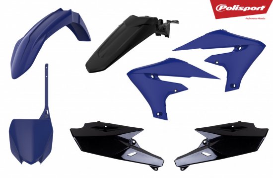 Set plastik Polisport Yamaha YZF250/450 18-23 črno-modra