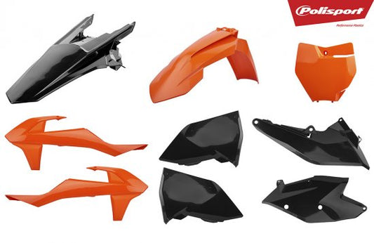Set plastik Polisport KTM 125-450 16-18 oranžno-črn