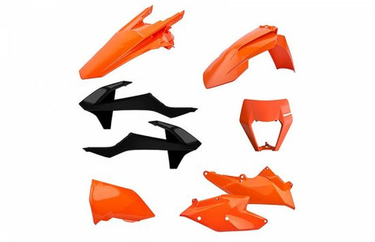 Set plastik Polisport KTM EXC125-450 17-19 OEM barva