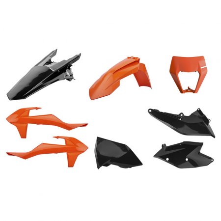 Set plastik Polisport KTM EXC125-450 17-19 oranžno-črn