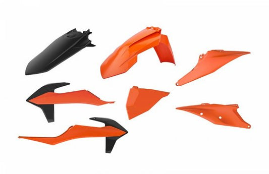 Set plastik Polisport KTM EXC125-450 20-23 OEM barva