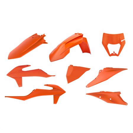 Set plastik Polisport KTM EXC125-450 20-23 oranžen