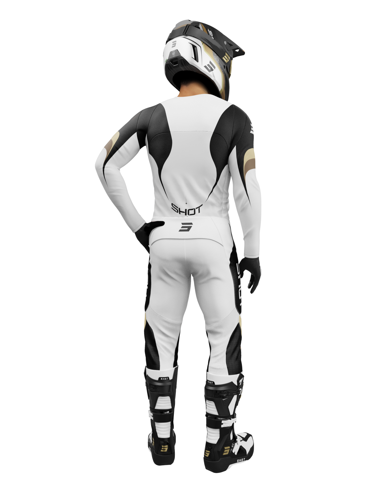 Set Shot Contact Manta white