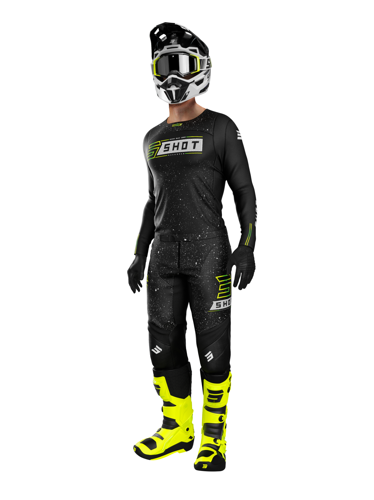 Set Shot Contact Art black