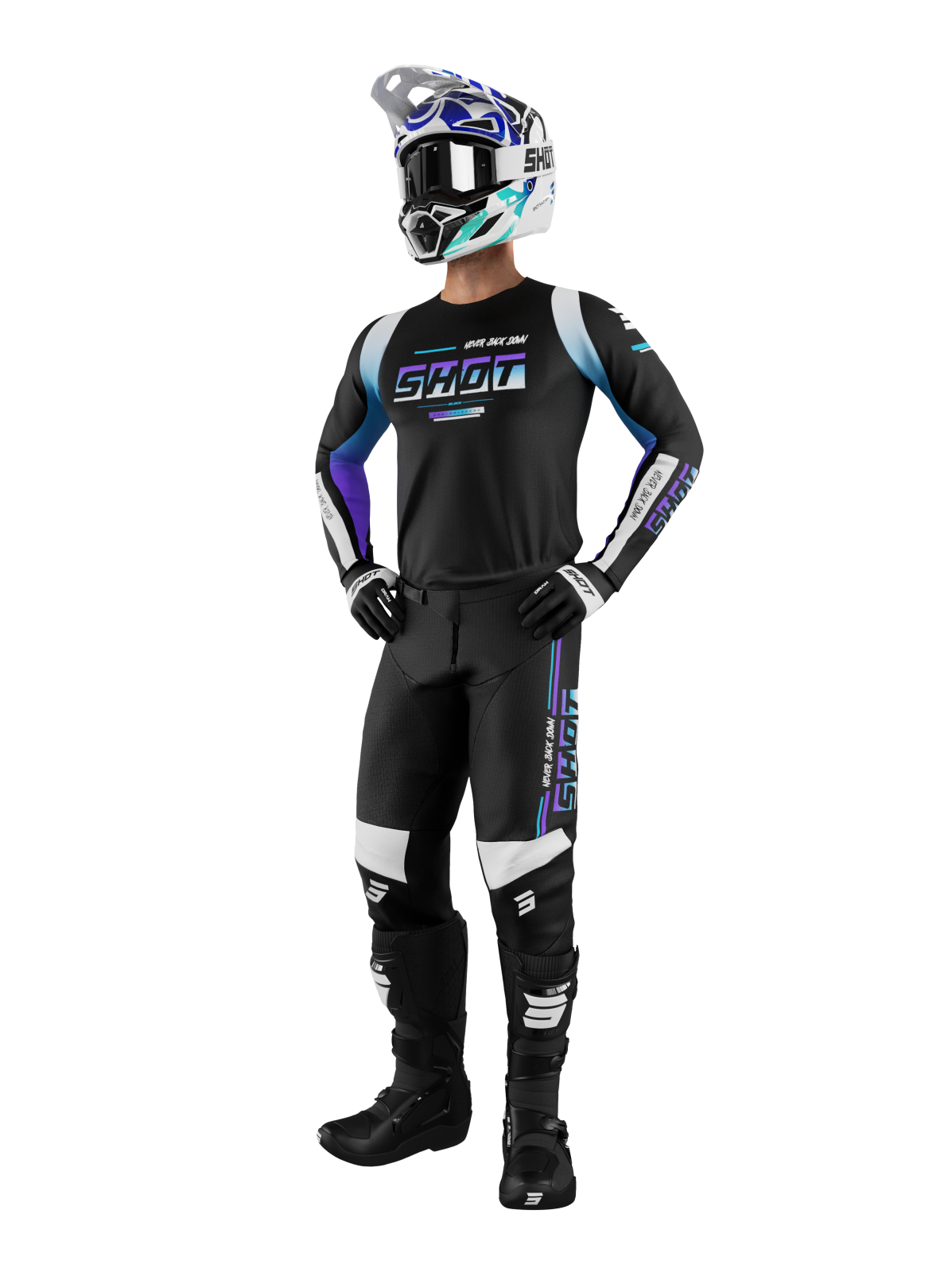 Set Shot Devo block purple