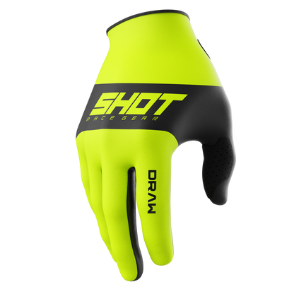 Rokavice Shot Draw sky neon rumene