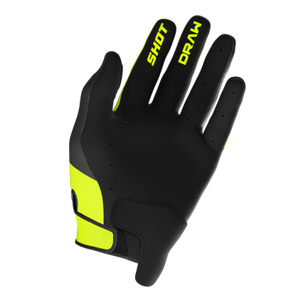 Rokavice Shot Draw sky neon rumene