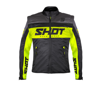 Jakna Shot softshell lite black/neon yellow