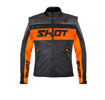 Jakna Shot softshell lite black/orange