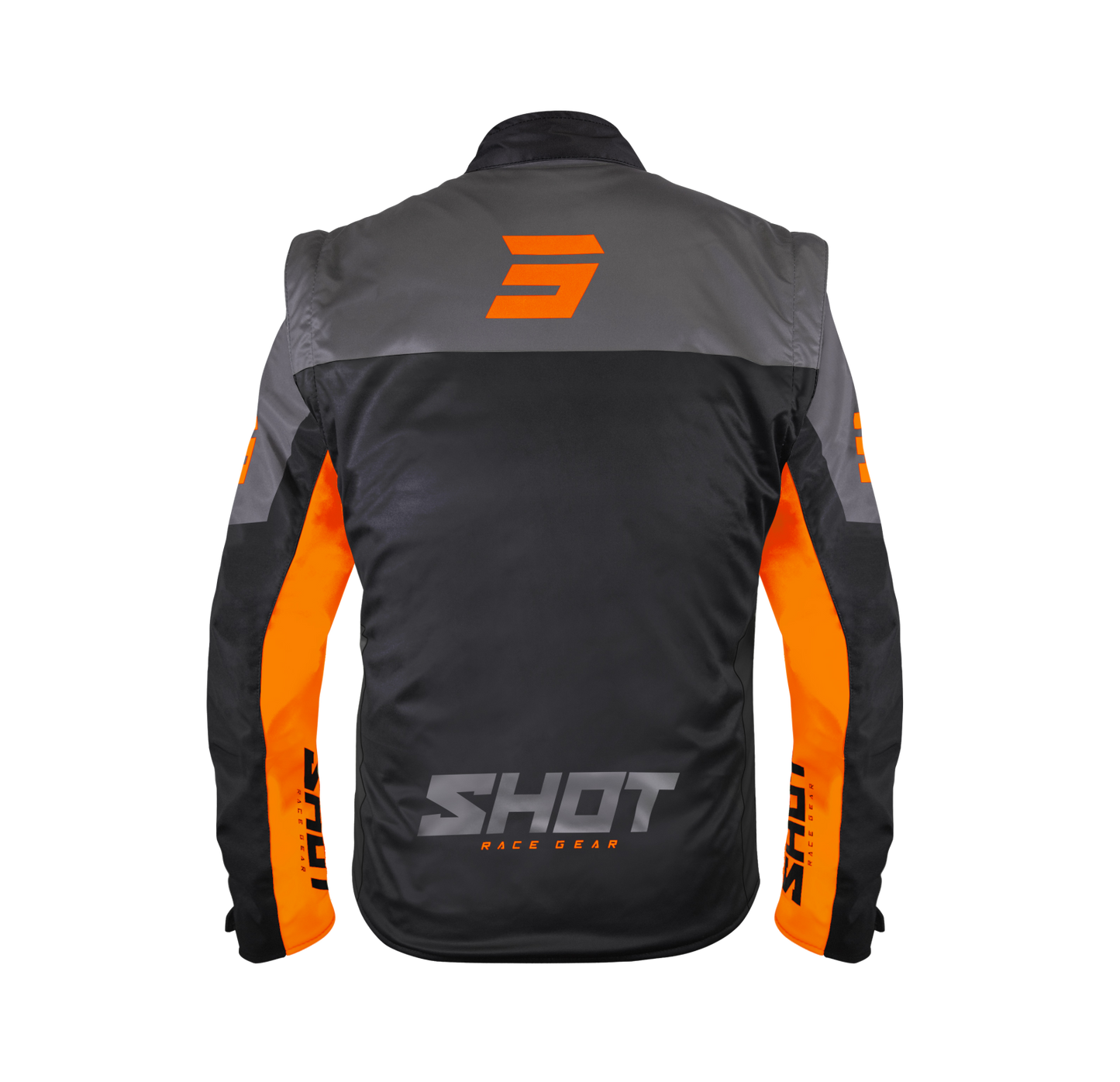 Jakna Shot softshell lite black/orange