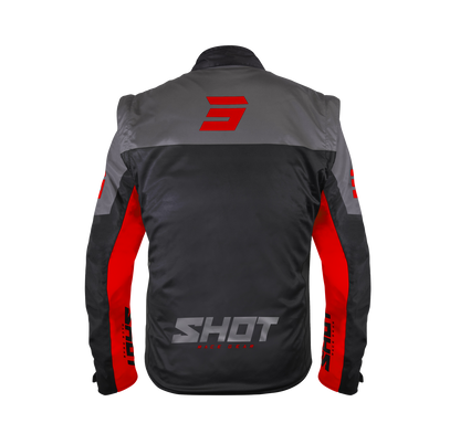 Jakna Shot softshell lite black/red