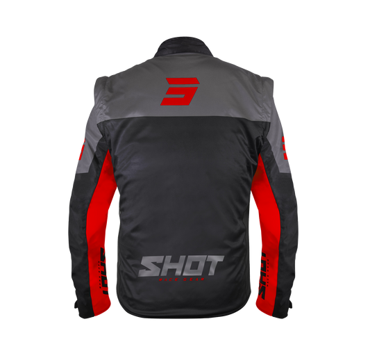 Jakna Shot softshell lite black/red