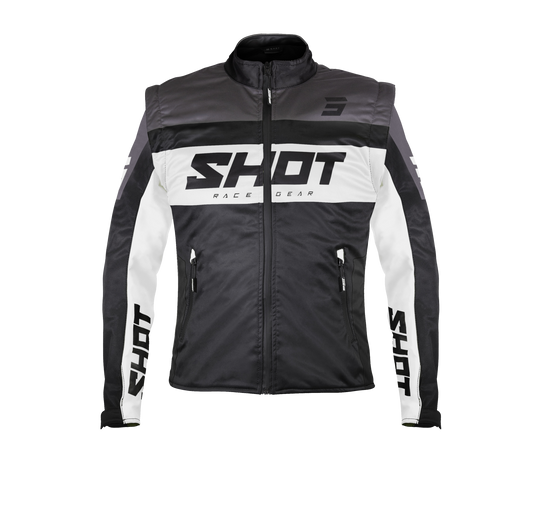 Jakna Shot softshell lite black/white