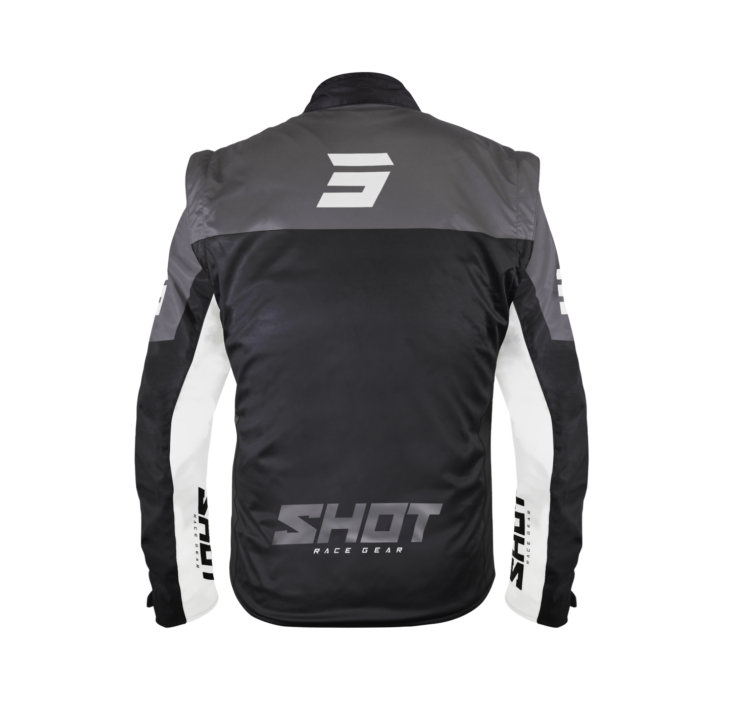 Jakna Shot softshell lite black/white