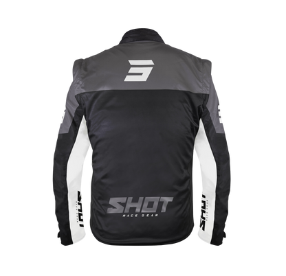 Jakna Shot softshell lite black/white