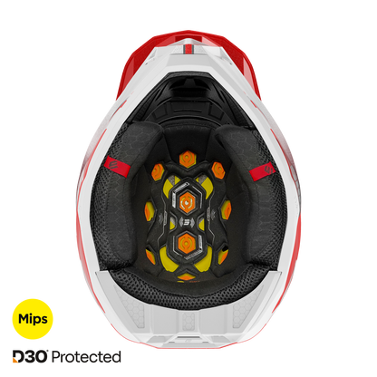 Čelada Shot Lite Challenger red pearly