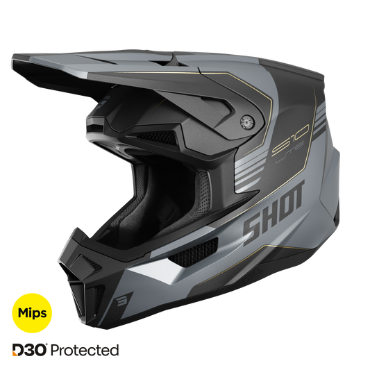 Čelada Shot Lite S10 Grey matt