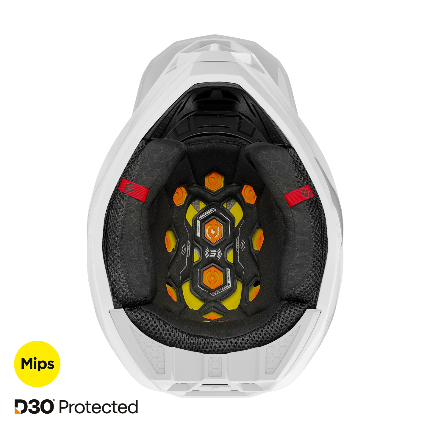 Čelada Shot Lite Solid white glossy