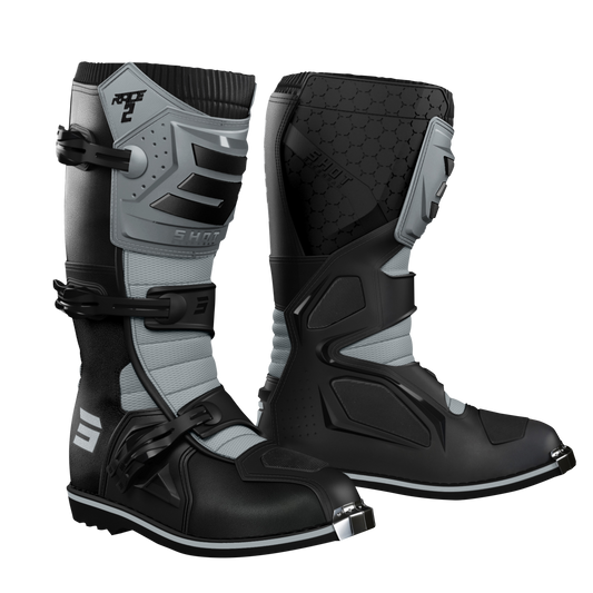 Škornji Shot Race 2 blk/grey