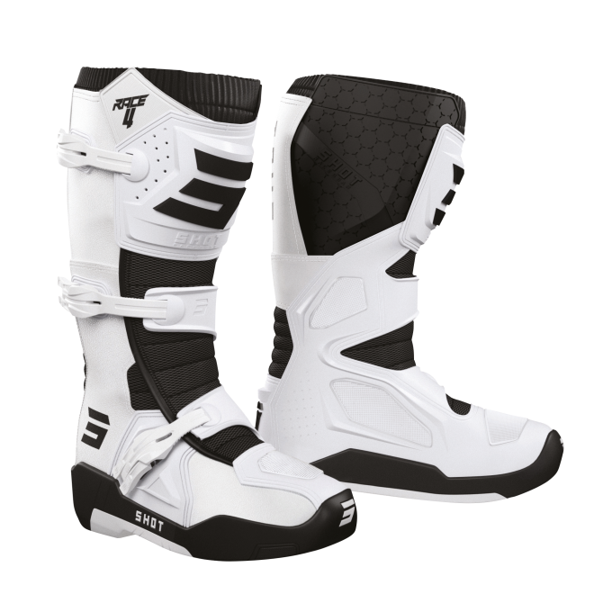 Škornji Shot Race 4 white