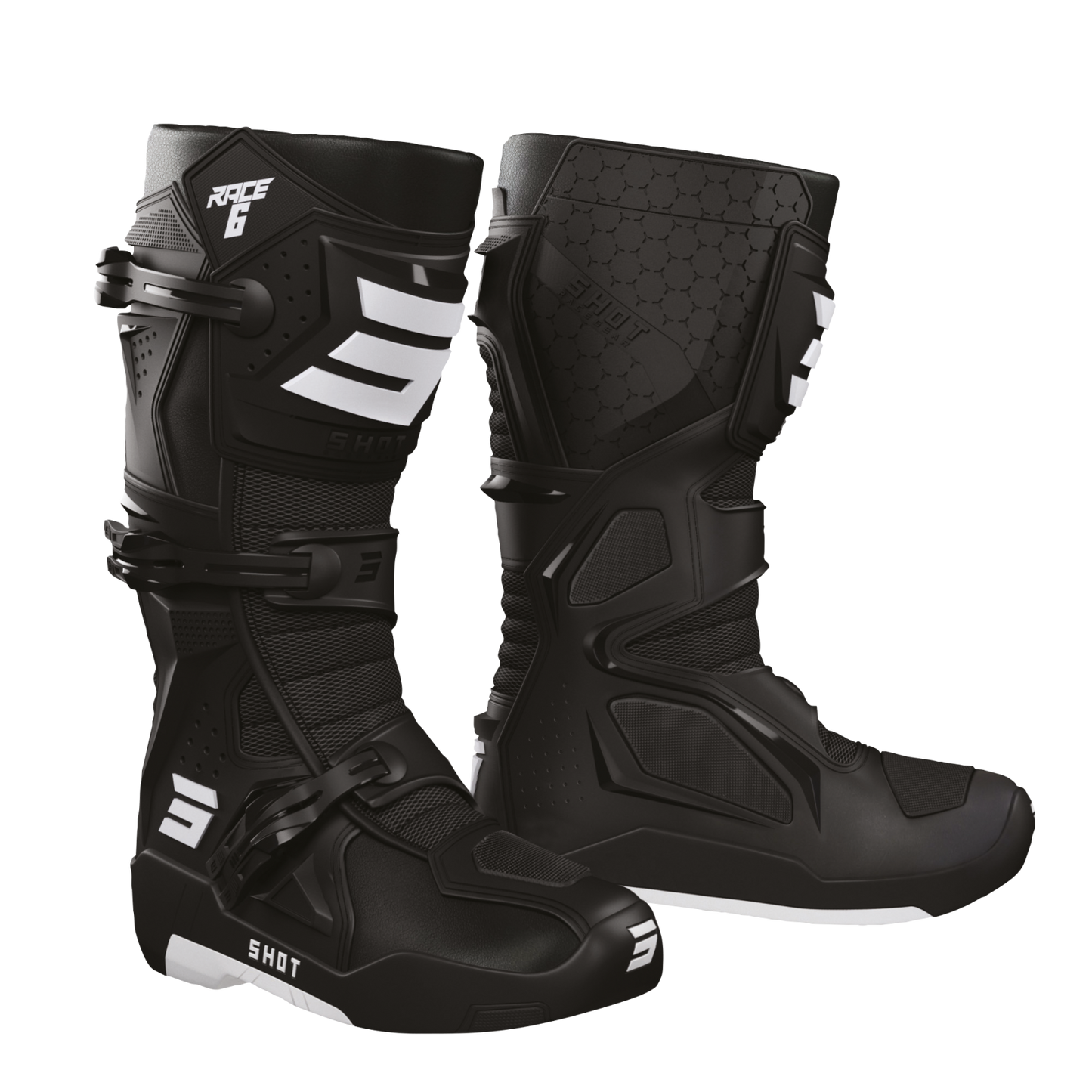 Škornji Shot Race 6 black