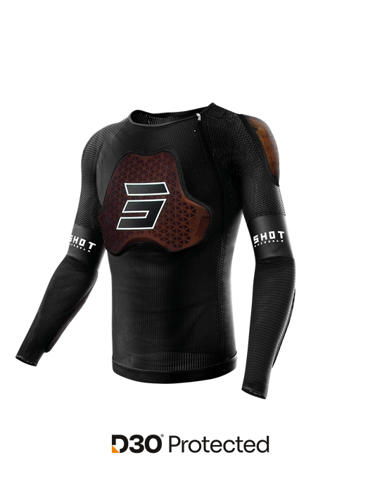 Ščitnik telesa Shot race D30 dolg rokav