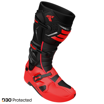 Škornji Shot Race 8 black/red