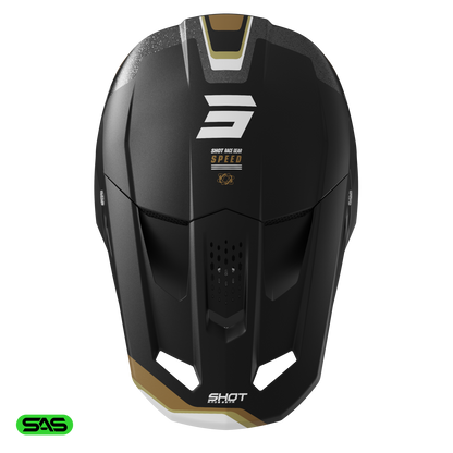 Čelada Shot Speed Atomic gold matt